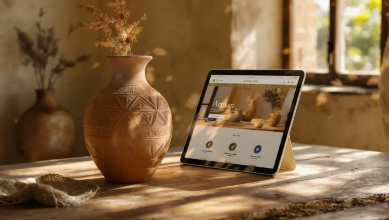 Crafting terracotta or home decor in Behala? Move beyond local markets. Web Designer Kolkata builds premium e-commerce stores for artisans to reach global collectors.