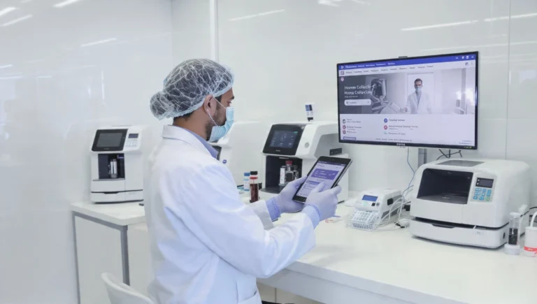 Running a clinical lab in Jadavpur or Garia? Don't lose patients to big chains. Web Designer Kolkata builds high-trust corporate sites with test menus and home collection booking for South Kolkata labs.